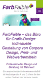 Mobile Screenshot of farb-faible.de